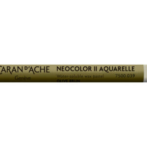 CARAN D'A Wachsmalkreide Neocolor II 7500.039  olivbraun