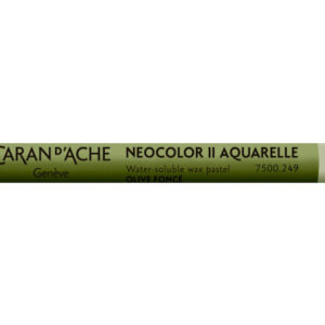 CARAN D'A Wachsmalkreide Neocolor II 7500.249  dunkeloliv