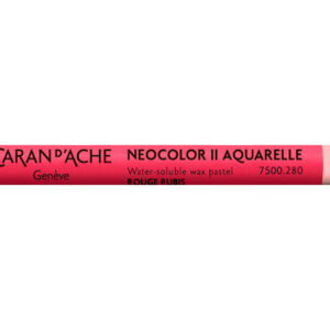 CARAN D'A Wachsmalkreide Neocolor II 7500.280  rubinrot