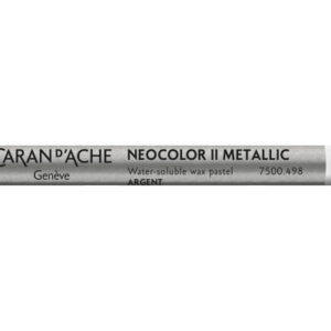 CARAN D'A Wachsmalkreide Neocolor II 7500.498  silber