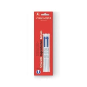 CARAN D'A Kugelschreiber 825 825.170   rot, 2 Stück           Blister