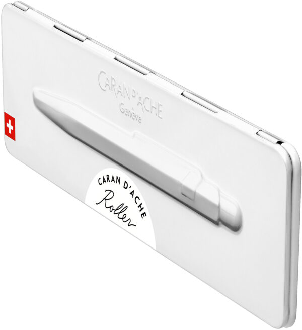 CARAN D'A Roller 849               0.7mm 846.502   weiss, mit Metalletui – Bild 4
