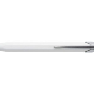 CARAN d'A Kugelschreiber 849 Metall 849.001   weiss, refill, Schrift blau