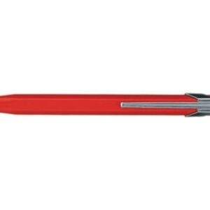 CARAN d'A Kugelschreiber 849 Metall 849.020   rot, nachfüll., Schrift rot