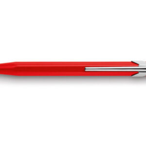 CARAN d'A Kugelschreiber 849 Metall 849.070   rot, refill, Schrift blau