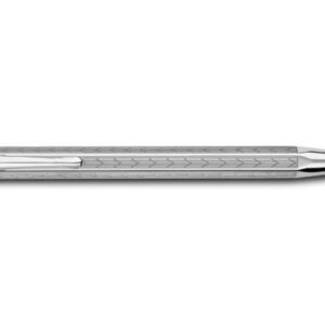 CARAN D'A Kugelschreiber Ecridor Chevron 890.286   silber