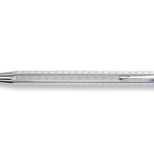 CARAN D'A Kugelschreiber Ecridor Chevron 890.296   rhodiniert