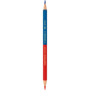 CARAN D'A Farbstift Bicolor 999.300   blau/rot