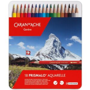 CARAN d'A Farbstifte Prismalo        3mm 999.318   ass. in Metallsch.    18 Stück