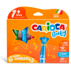 CARIOCA   Fasermaler  Baby Teddy 003413    ass. 6 Stück