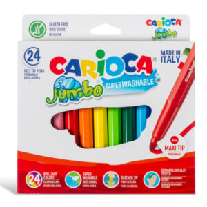 CARIOCA   Fasermaler Jumbo Box       6mm 40570     24 Stück