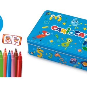 CARIOCA   Fasermaler      Metallbox blau 42736/10  100 Stück