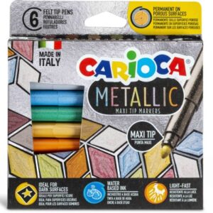 CARIOCA   Fasermaler                Maxi 43161     Metallic                   E-6