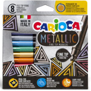 CARIOCA   Fasermaler                Fein 43162     Metallic                   E-8