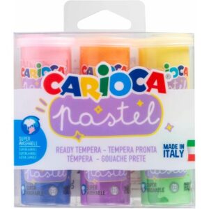 CARIOCA   Tempera         Pastell 6x25ml 43185