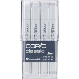 COPIC     Marker Classic 20075152  Grau-Set NG, 12 Stück