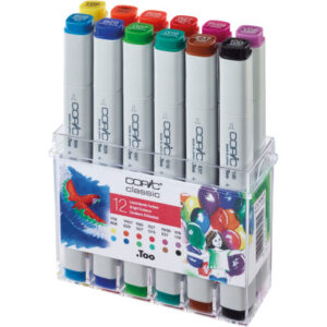 COPIC     Marker Classic 20075702  Leuchtende Farben, 12 Stück