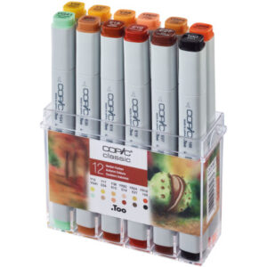 COPIC     Marker Classic 20075708  Herbst-Farben, 12 Stück