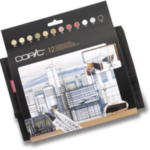 COPIC     Marker Classic 20075731  Wallet Architektur, 12 Stück