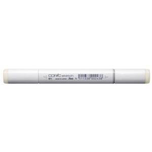 COPIC     Marker Sketch 2107507   W-1 - Warm Grey No.1