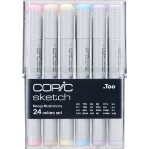 COPIC     Marker Sketch 21075525  Manga Illustration, 24 Stück