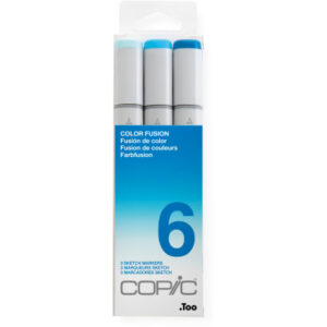 COPIC     Marker Sketch 21075656  Set Color Fusion 6, 3 Stück