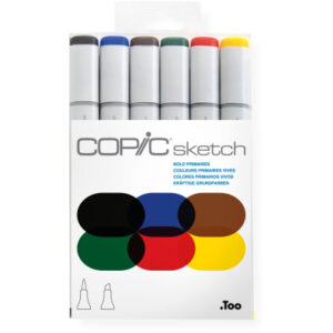 COPIC     Marker Sketch 21075662  Set Bold Primaries, 6 Stück