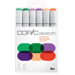 COPIC     Marker Sketch 21075663  Set Secondary Tones, 6 Stück