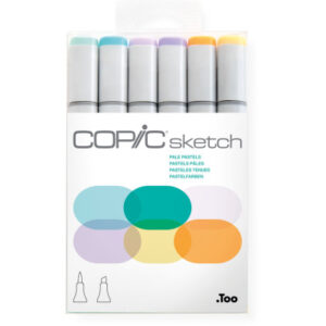 COPIC     Marker Sketch 21075667  Set Pale Pastels, 6 Stück