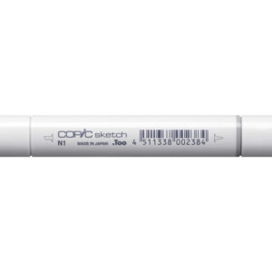COPIC     Marker Sketch 2107587   N-1 - Neutral Grey No.1