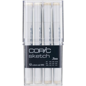 COPIC     Marker Sketch 21075954  Grau-Set WG, 12 Stück