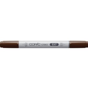COPIC     Marker Ciao 22075244  E47 - Dark Brown