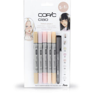 COPIC     Marker Ciao 22075552  5+1 Set Portrait colours 1