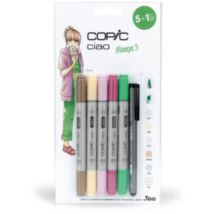 COPIC     Marker Ciao 22075558  5+1 Set Manga 3