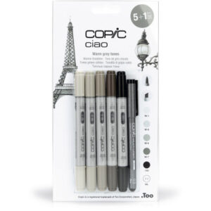 COPIC     Marker Ciao 22075565  5+1 Set Warm Grey