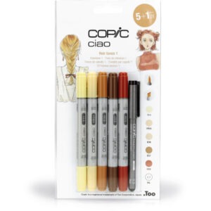 COPIC     Marker Ciao 22075572  5+1 Set Hair Tones 1