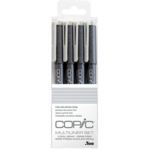 COPIC     Multiliner 22075623  Cool Grey Set, 4 Stück ass.
