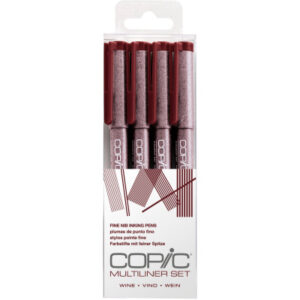 COPIC     Multiliner 22075625  Wine Set 4 Stück ass.