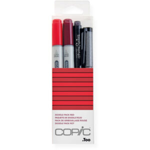 COPIC     Marker Ciao 22075641  Doodle pack Red        4 Stück