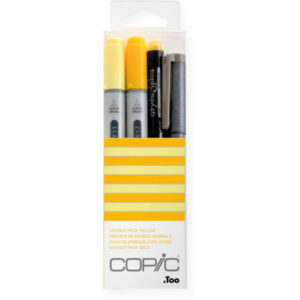 COPIC     Marker Ciao 22075642  Doodle Pack Yellow, 4 Stück
