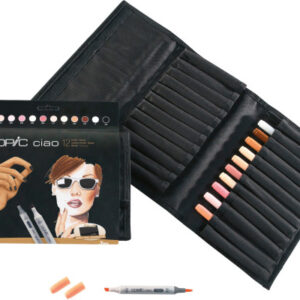 COPIC     Marker Ciao 22075735  12er Set,Wallet Poträtfarben