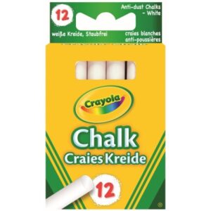 CRAYOLA   Kreiden weiss 280       12 Stück