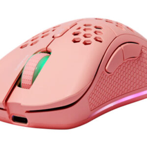 DELTACO   Lightweight Gaming Mouse,RGB GAM120P   Wireless, Pink, PM80