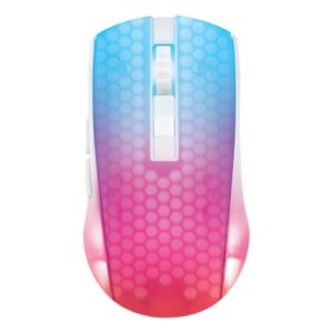 DELTACO   Lightweight Mouse Wirel.RGB GAM-145-W Semi-Transparent, WM89,White