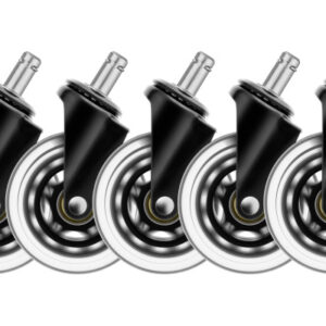 DELTACO   Casters, Wheels, 5-pack GAM-157   Dark Line