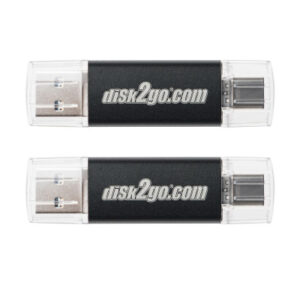 DISK2GO   USB-Stick switch         128GB 30006596  Type-C/Type-A 3.0  double pack
