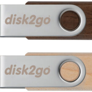 DISK2GO   USB-Stick wood            16GB 30006667  USB 2.0            double pack