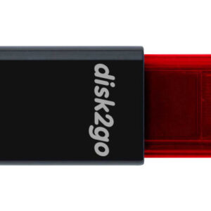 DISK2GO   USB-Stick qlik edge      256GB 30006727  USB 3.1                    red