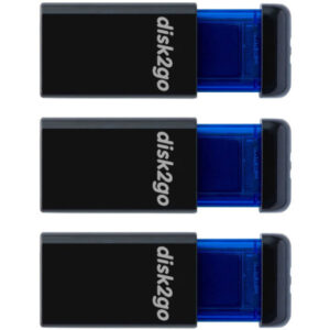 DISK2GO   USB-Stick qlik edge       16GB 30006729  USB 2.0            triple pack