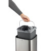 DURABLE   Abfalleimer NO TOUCH      12lt 342123    touchless, Edelstahl – Bild 2